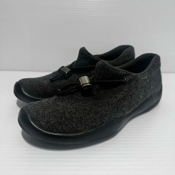 Prada Gray Wool Loafers Casual Shoes Size 36 - Picture 2 of 16